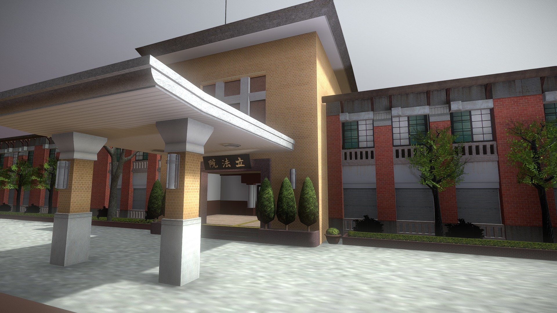 TW Legislative Yuan Buy Royalty Free 3D model by animod [517e16c