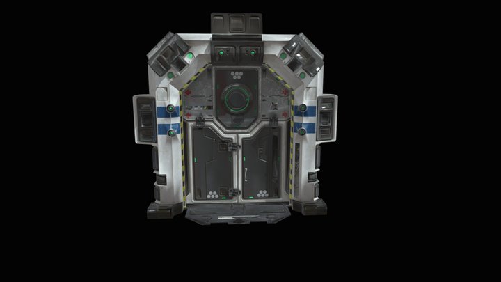 Sci Fi Door Loops 3D Model