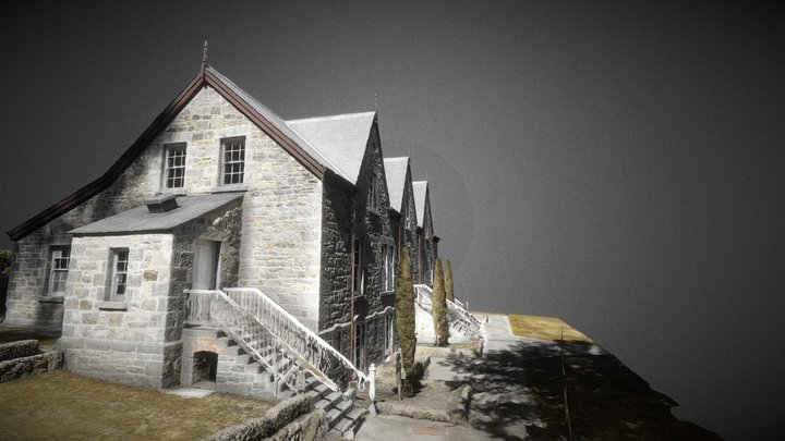 Old Stone House - Cracroft, Christchurch 3D Model