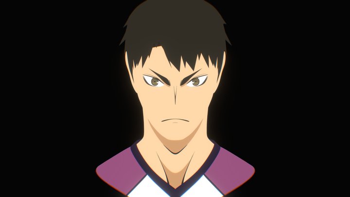 Ushiwaka Wakatoshi 3D Model