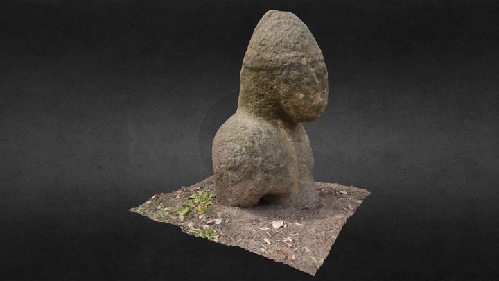 Половецька кам'яна баба ХІ-ХІІІ ст. 3D Model