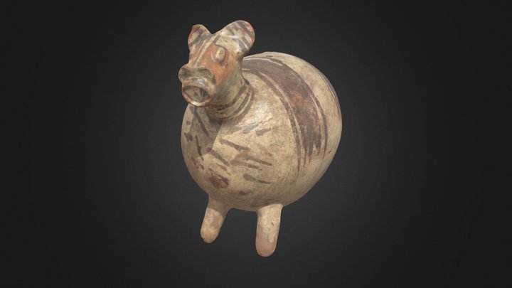 Chancay Figurine 3D Model