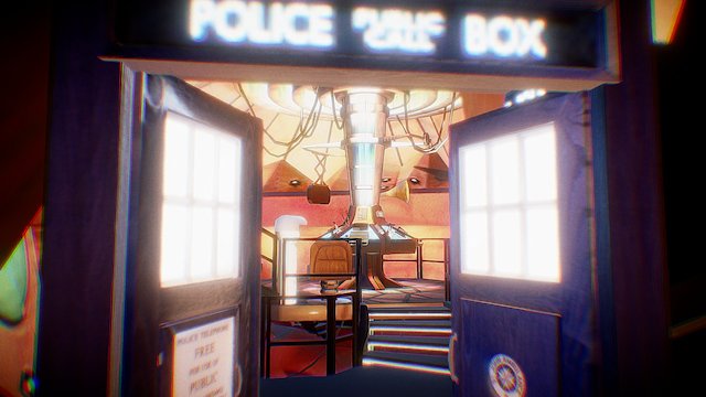 Tardis Console Engine 3D Model