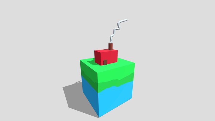 3D House 3D Model