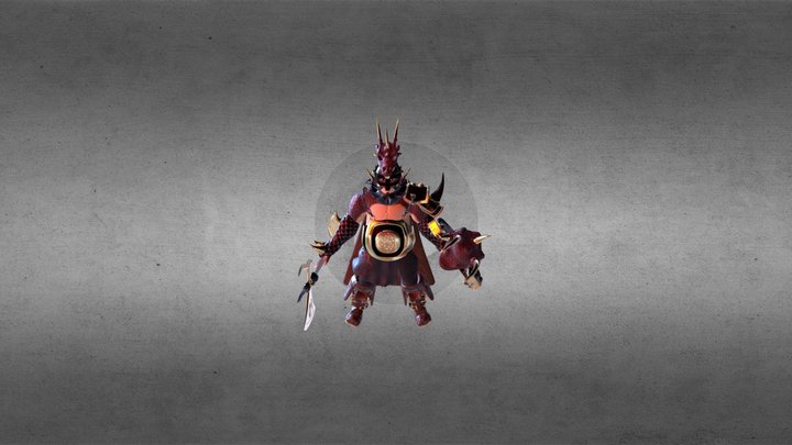Dragon Man(?) - Viking Concept 3D Model