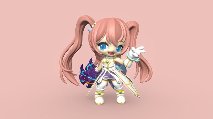 Angelicbuster - maplestory 3D Model