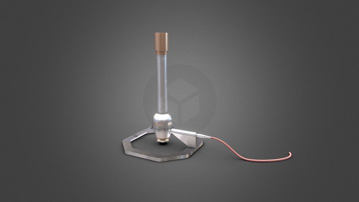 Bunsen Burner 3D Model