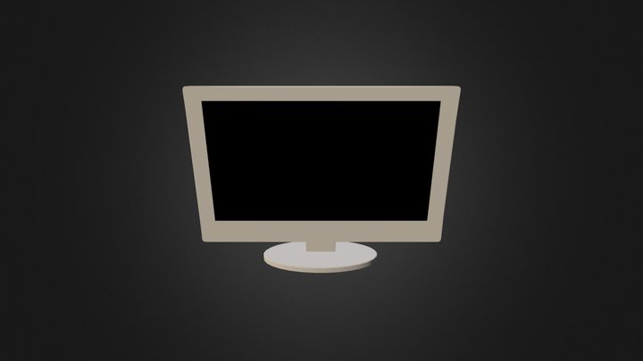 Computer Monitor 3D Model