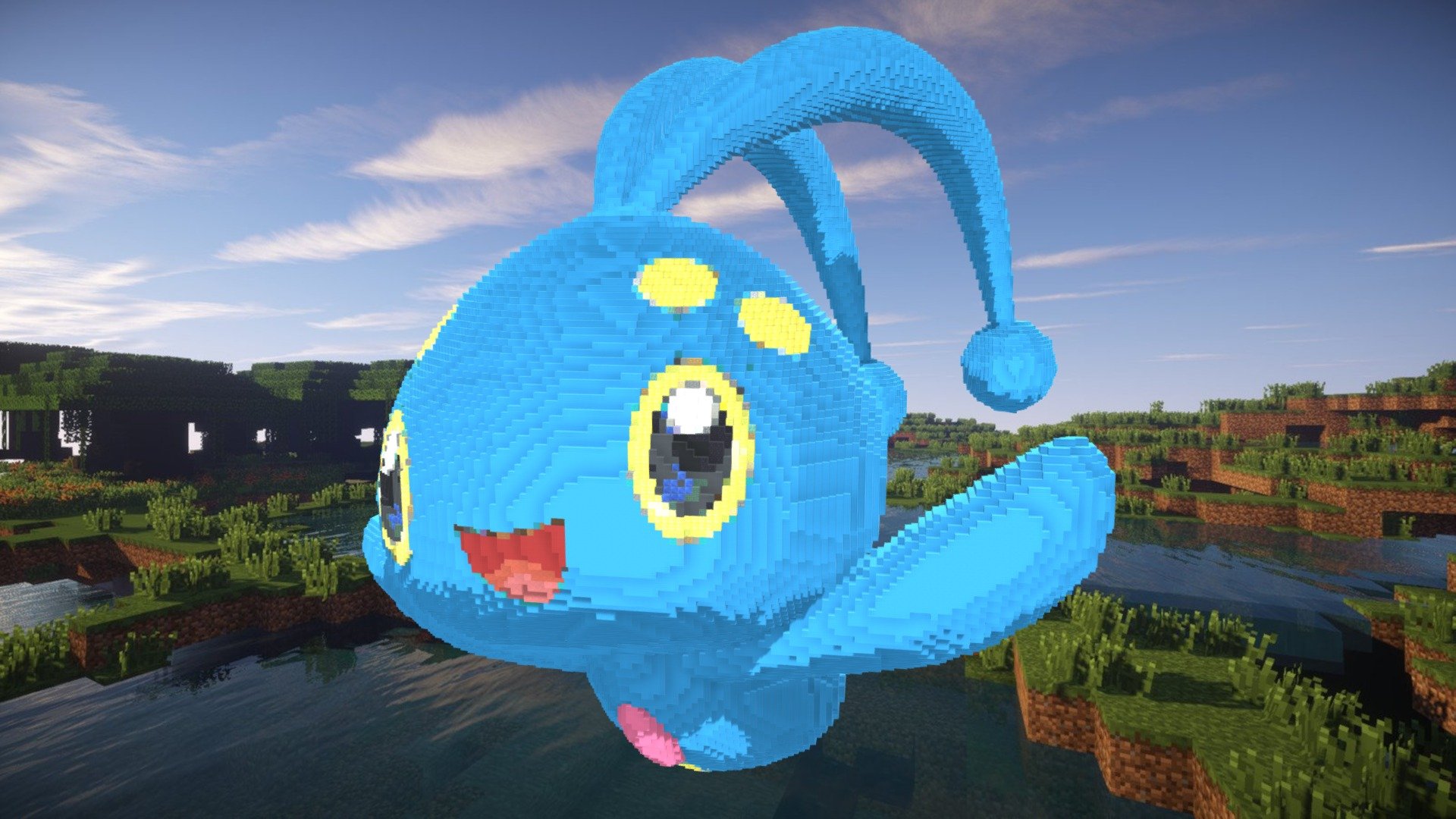 Minecraft Manaphy Build Schematic