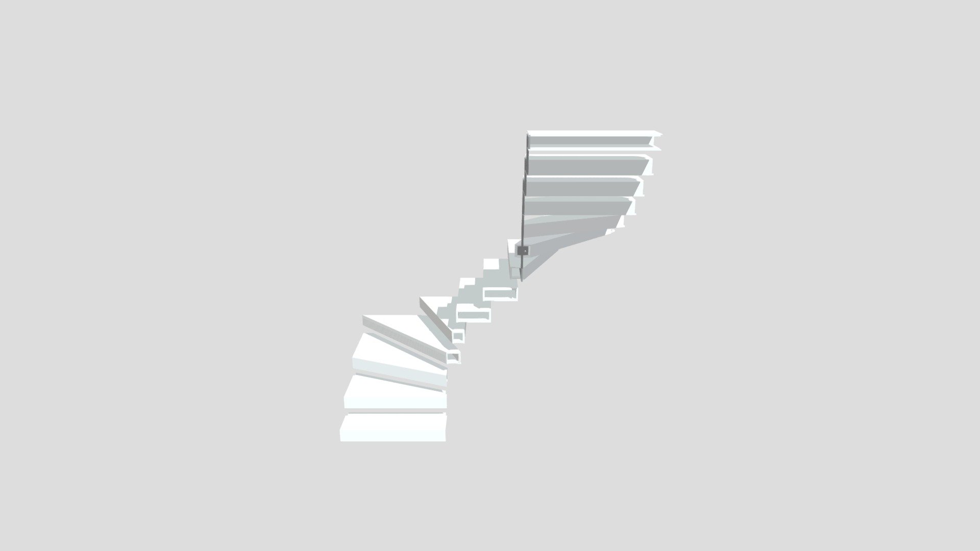 metal stairs — Sketchfab embed 3D viewer