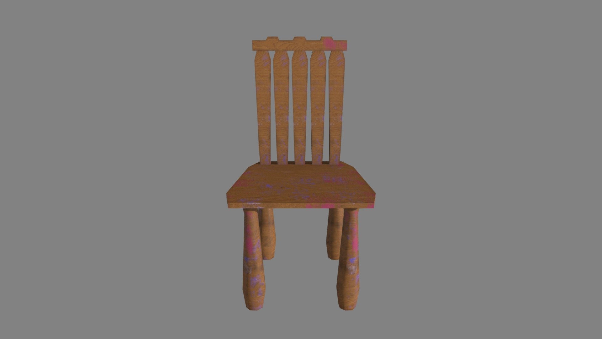 Textured Chair - 3D model by StripeStar128 [518783f] - Sketchfab