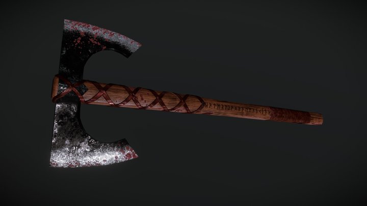 Riverheart: Viking Battle Axe 3D Model