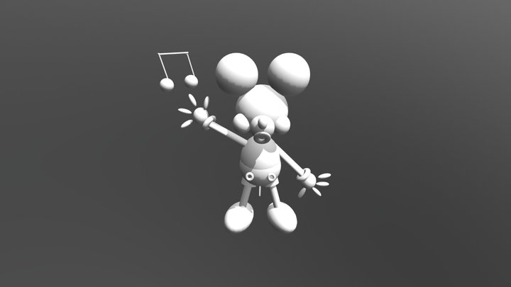 Mikke Mus 3D Model
