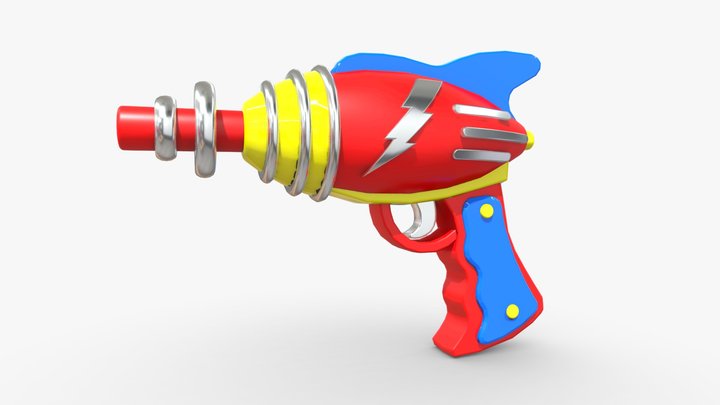 Ray Gun 3D Model