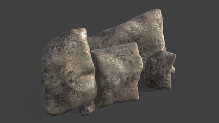 realistic rocks 3D Model