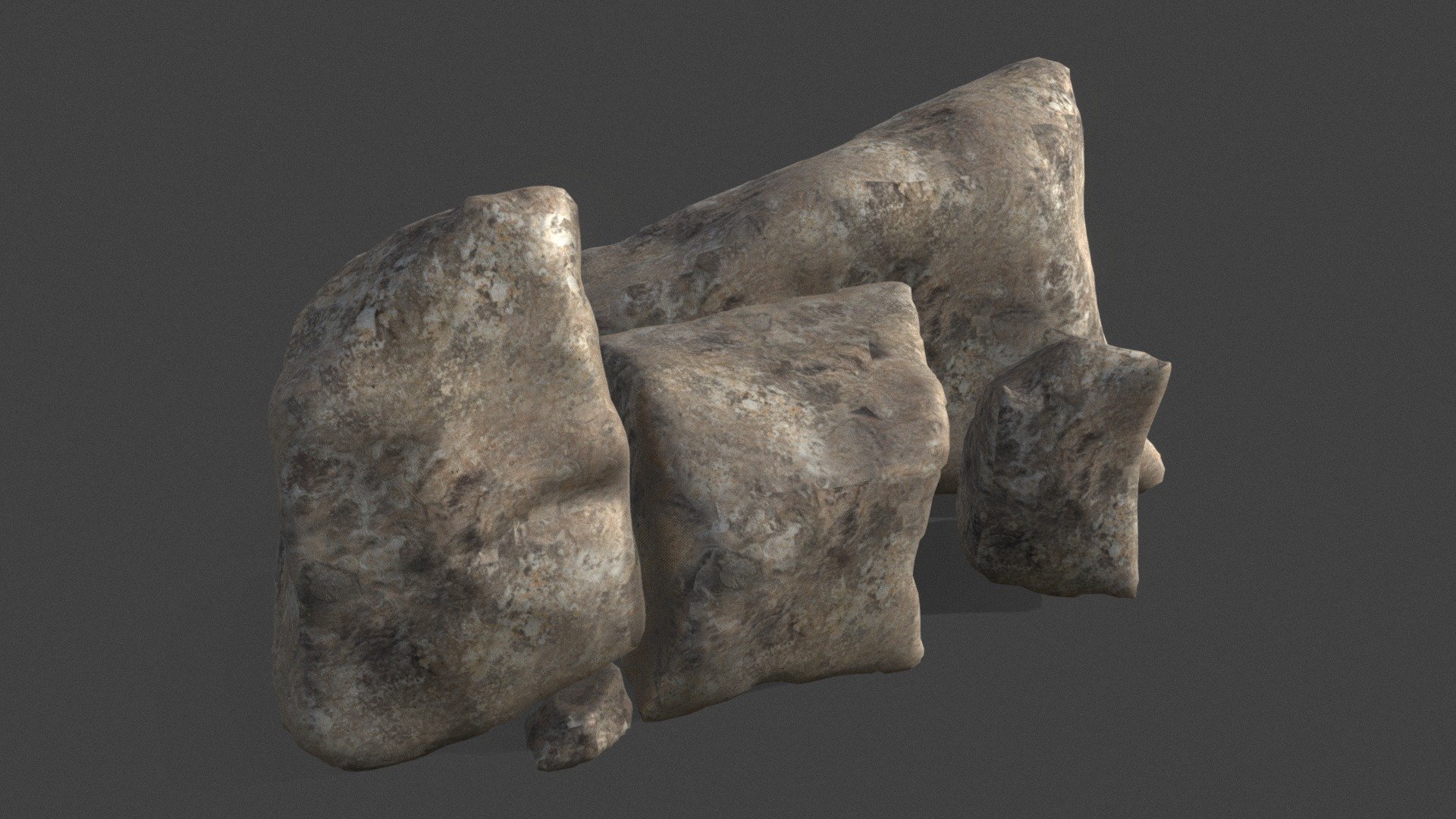 realistic rocks - Download Free 3D model by Alexander Chavez ...