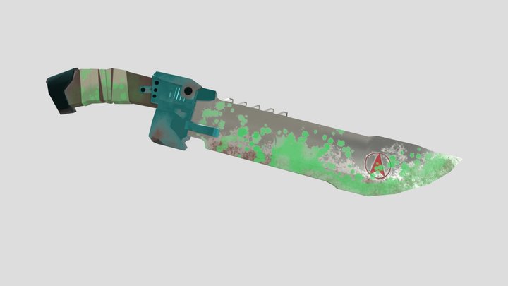 DGM 1660 - Zombie Sword Model 3D Model