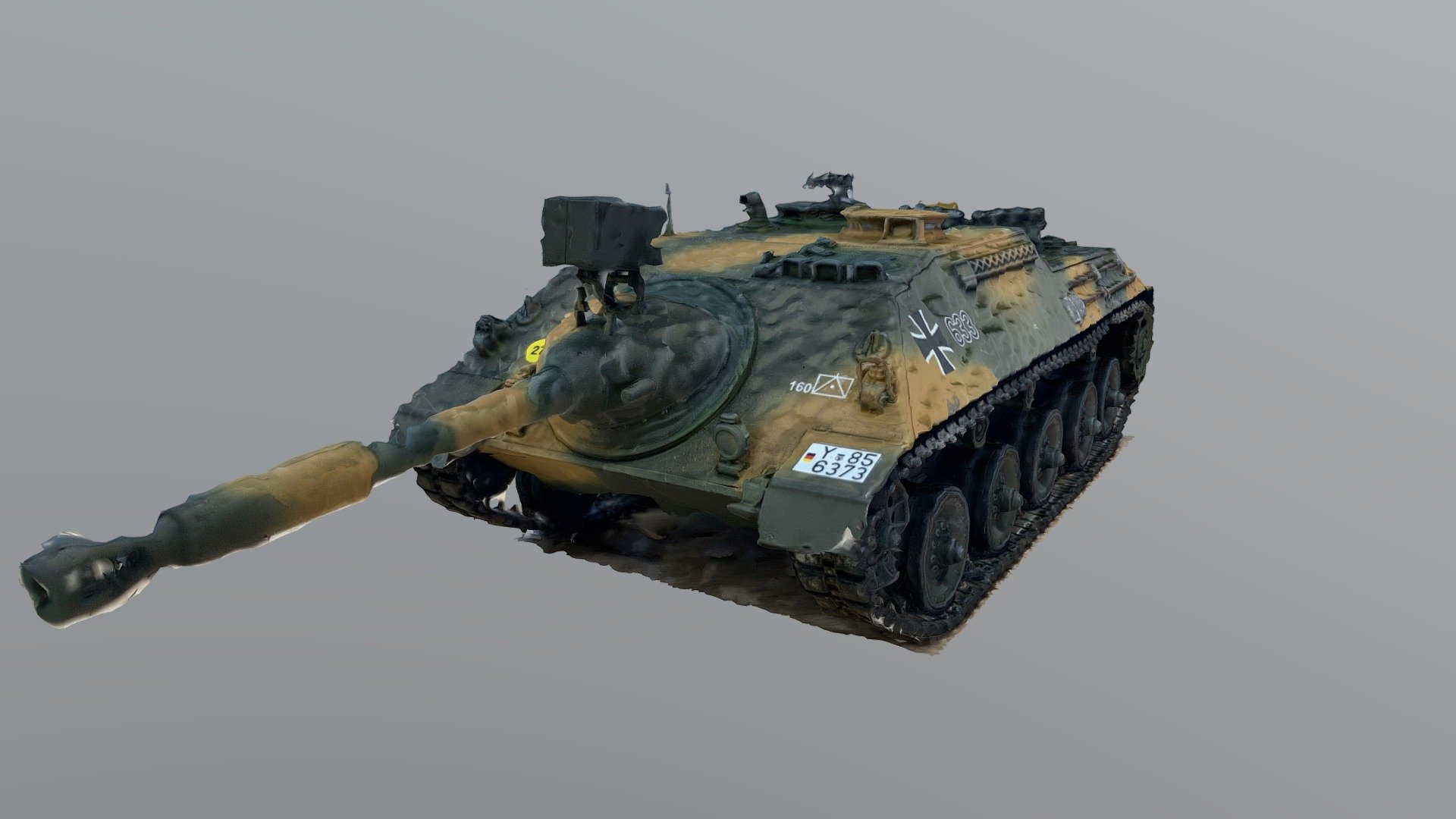 KaJaPa (Kanonen Jagdpanzer) scale model scan