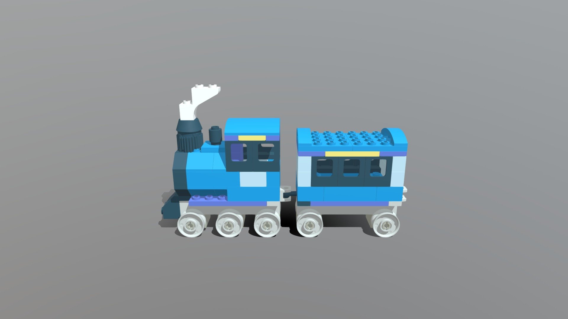 Lego Train 3D model by nsys21st [5189c41] Sketchfab