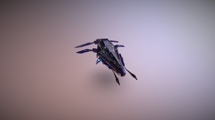 SpaceShip Arrow 3D Model