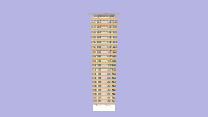 De toren van Oud Den Haag 3D Model