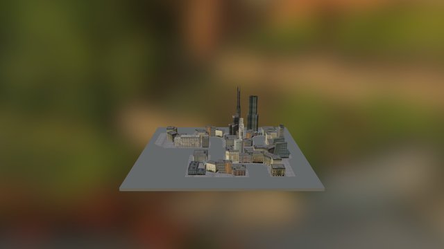 The City 3d model 3D Model
