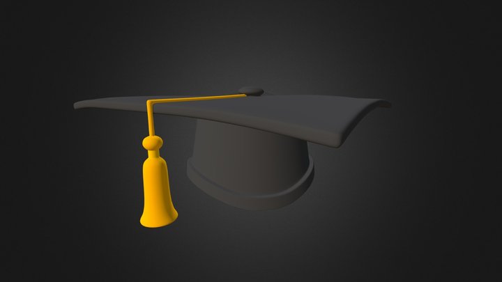 Graduation Cap 3D Model