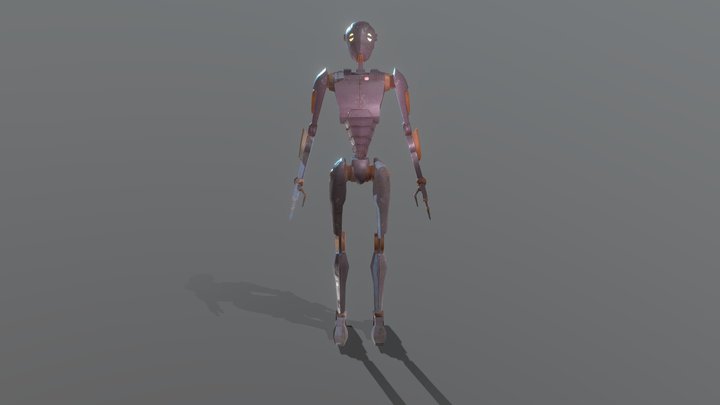 Star wars comando droid 3D Model