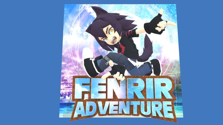 Chibi Fenrir PS1 3D Model