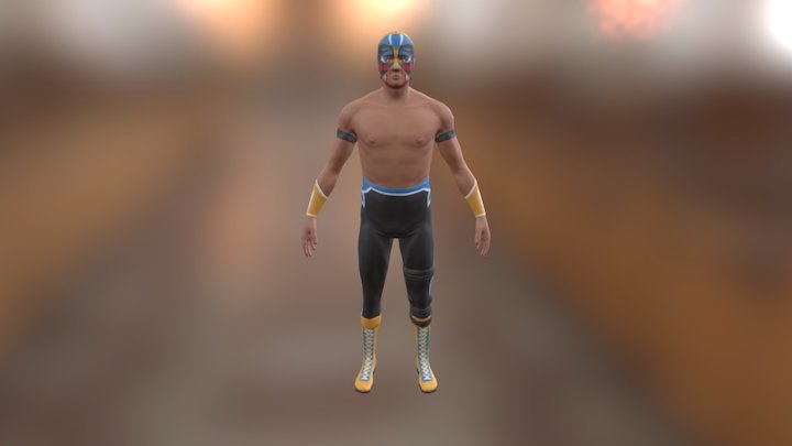 Luchador Sketchfab Test 3D Model