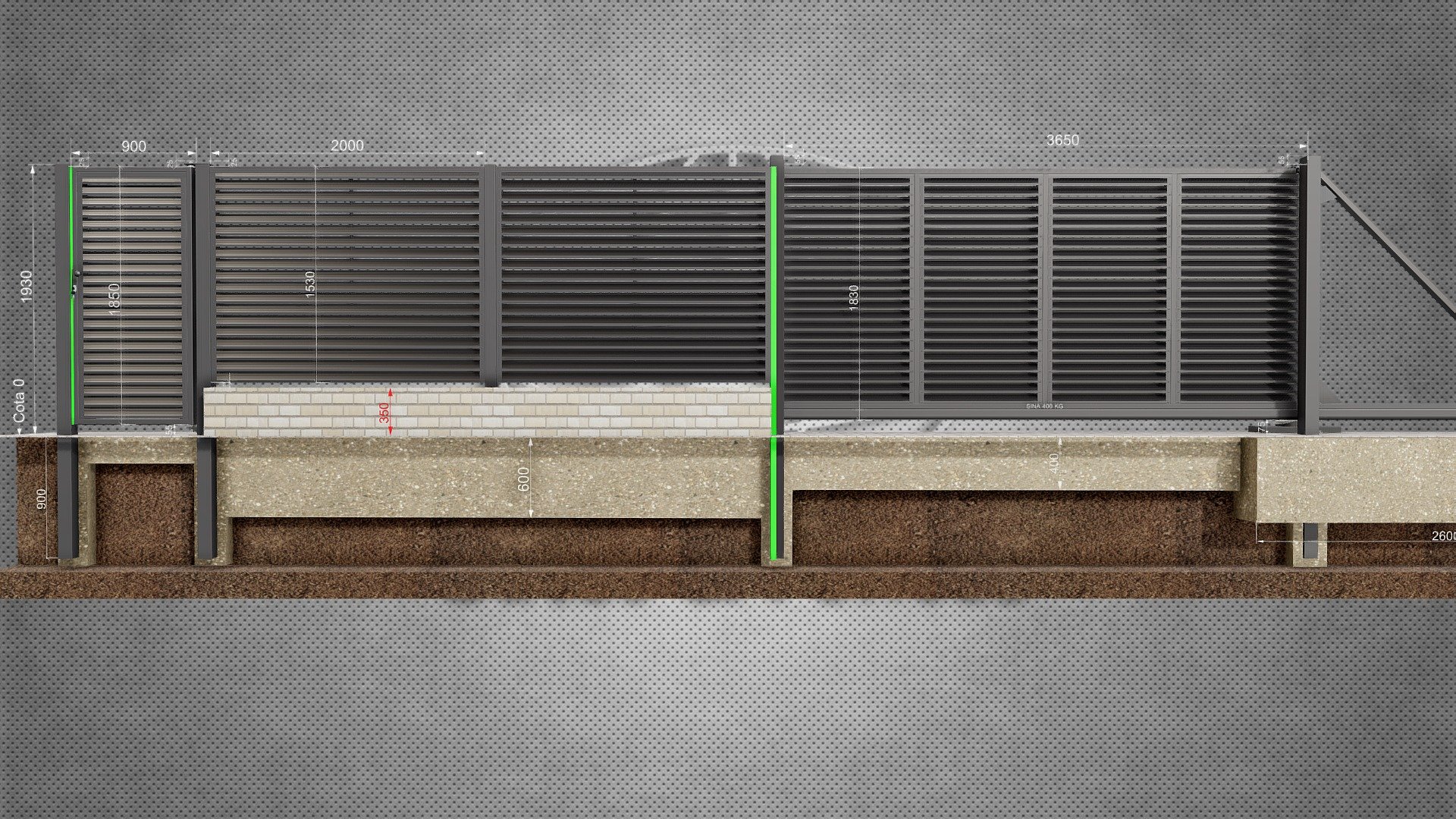 GJ Poarta Autoportanta — Sketchfab embed 3D viewer
