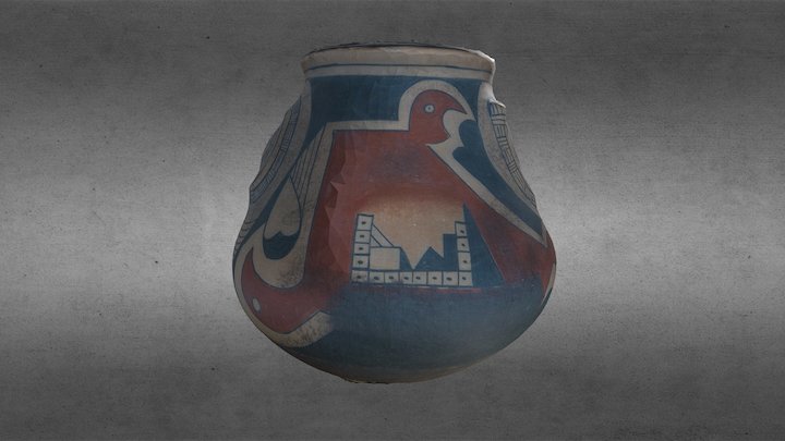 REPLICA DE VASIJA EN 3D 3D Model