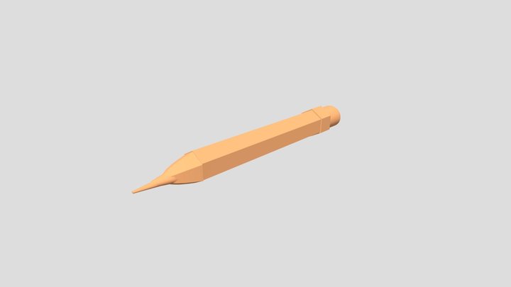 Pencil [UN TEXTURED] 3D Model
