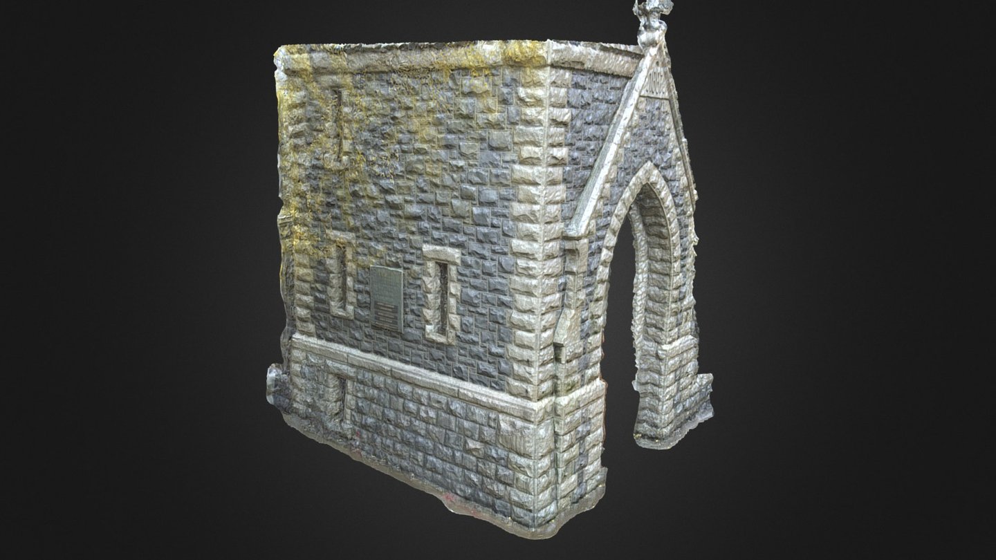 Church facade partial - 3d Scan