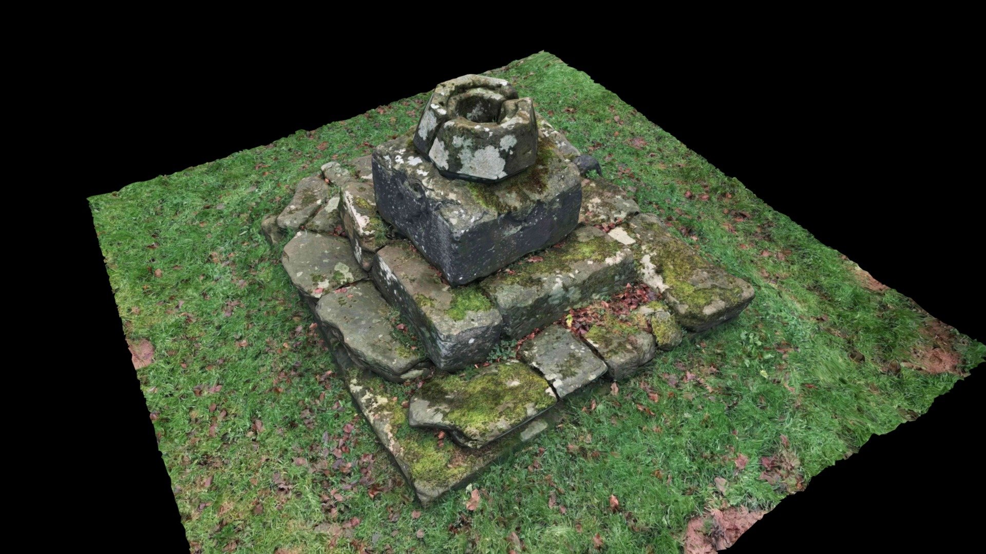 Churchyard Cross remains, St Michaels Church, UK - Download Free 3D ...