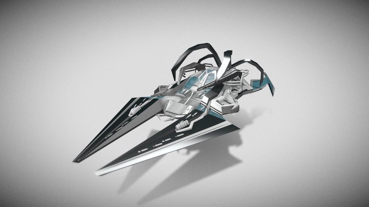 Spaceship 3D Model