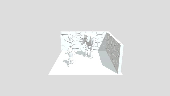 BOCETO 2 DIORAMA 3D Model