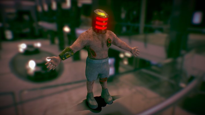 Charger Enemy 3D Model