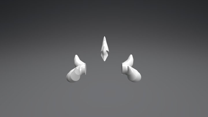 tayuya horns 3D Model