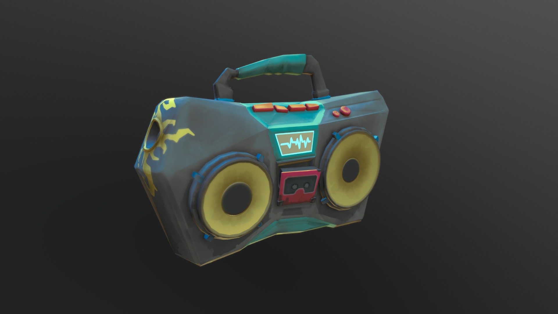 Fortnite Fan Art - Boom Box - 3D model by StanleyBarrett (@rinixx ...