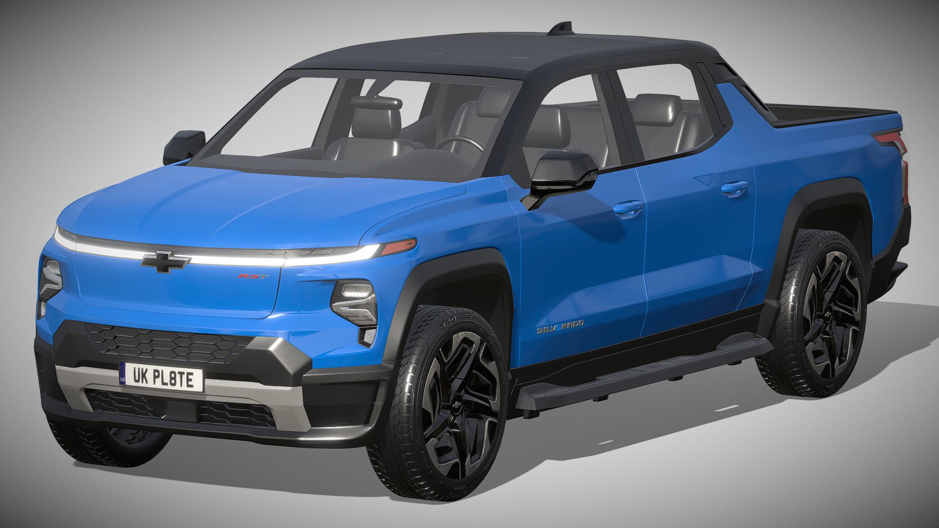 Chevrolet Silverado EV RST Buy Royalty Free 3D model by zifir3d