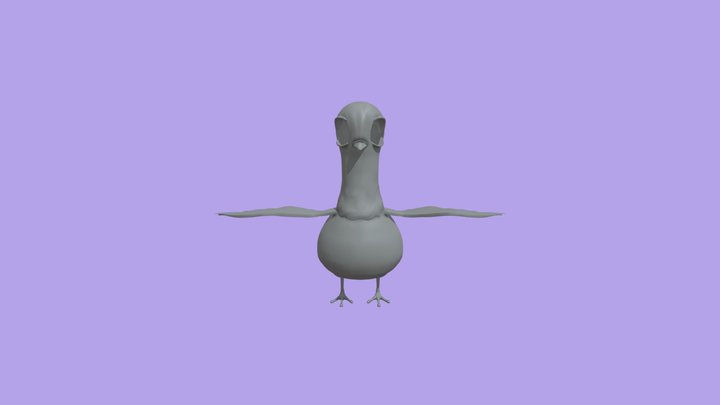 Pidgeon_LowPoly 3D Model