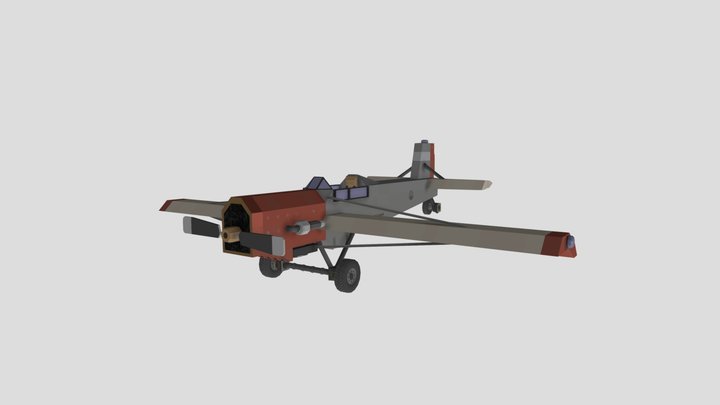 Ping Works C1 Moth 3D Model