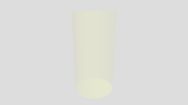 Cylinder-2-yellow 3D Model