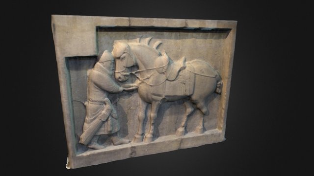 Saluzi: Taizong Horse 3D Model
