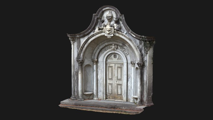 Burnet Mausoleum Facade (19th Century) 3D Model