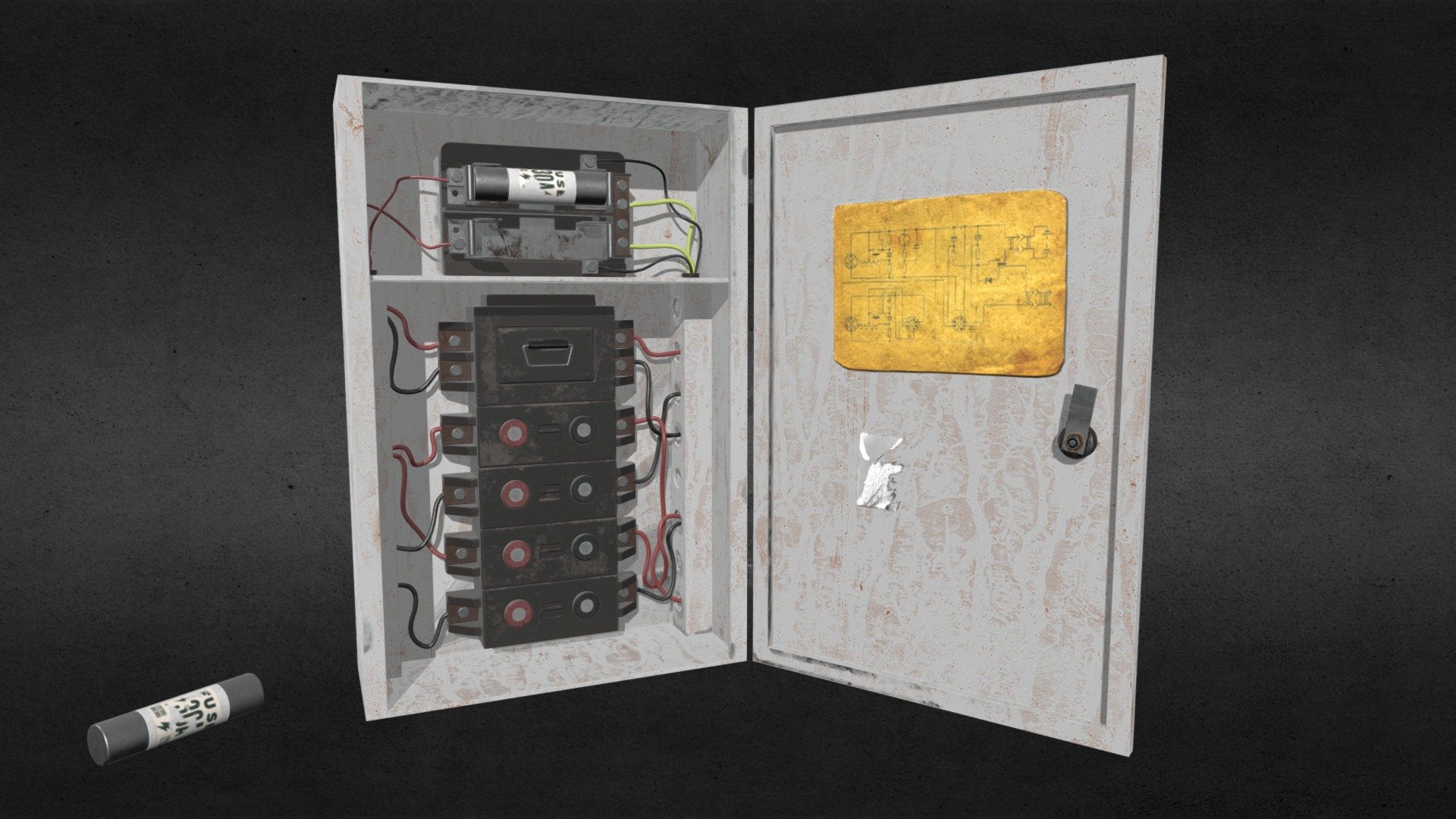 Electric Fuse Cabinet - Download Free 3d Model By Deicider78 [51995ea 