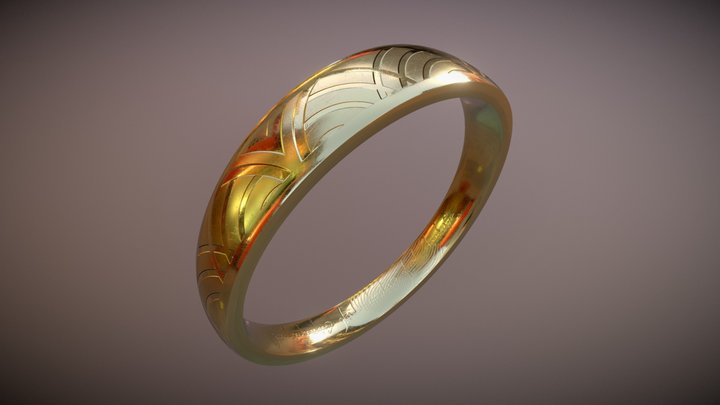 Golden Ring 3D Model