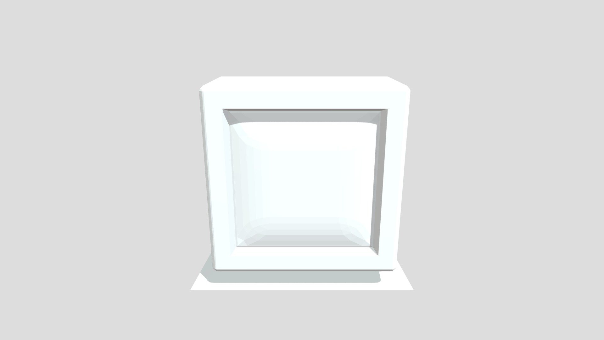 old CRT Style Monitor 3D model by bravedave [519a6ae] Sketchfab