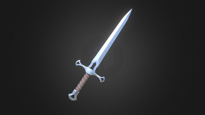 Medieval Dagger 3D Model